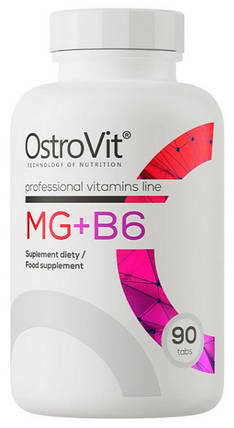 Магній OstroVit Mg plus B6 90 таб, фото 3