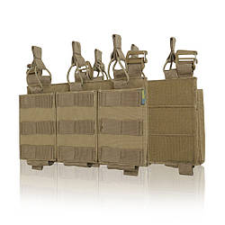 Передня панель для плитоноски з 3 підсумками під магазин Койот