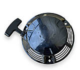 Стартер ручний для газонокосарки Honda GXV160, HRJ 216, HR216, HRA216 прямий зачіп метал, фото 7