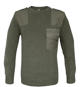 Светр теплий Mil-Tec Bundeswehr bw Олива 10803001 - розмір 56
