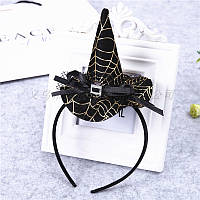 Обруч на Хелловін one size чорно-золотистий