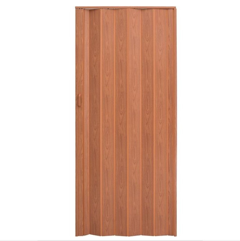 Двері гармошка під різні розміри. Двері ПВХ, дуб 82х203см матові. Міжкімнатні двері гармошка, фото 1