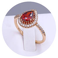 Каблучка XР. Позолота ЧВ. Камені: циркон. Є: 17р 19р