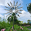 Вуличний декор для саду з металу декоративні вітряні млини, висота 94см, фото 6