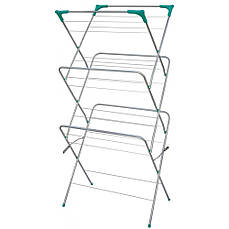 Підлогова сушарка для білизни | Bonro B52 | Розкладна металева | Зручна для дому | Стійка конструкція | Антикорозійна