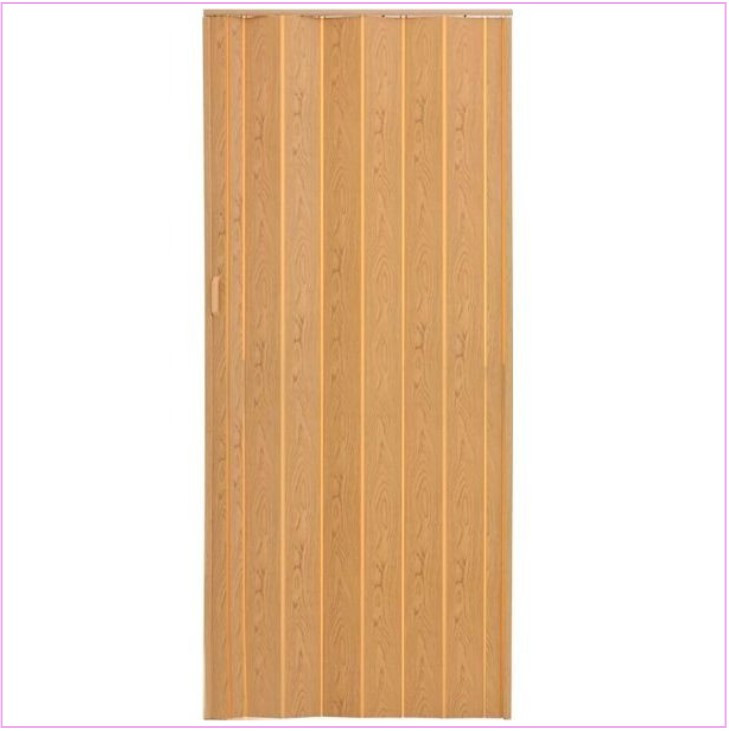 Двері гармошка під різні розміри. Двері ПВХ, дуб світлий 82х203см матові. Міжкімнатні двері гармошка, фото 1