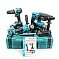 Набір акумуляторного інструменту MAKITA 36V - перфоратор DHR 202, болгарка DGA 540, шуруповерт DDF 484, фото 2