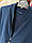 Плюшева кофта бомбер TonyМ 7020 (батал) 3-7XL синя, фото 4