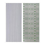 Покриття вінілове самоклеюче 3D рейки білий графіт 600*3000*2,8мм (D) SW-00002208, фото 6