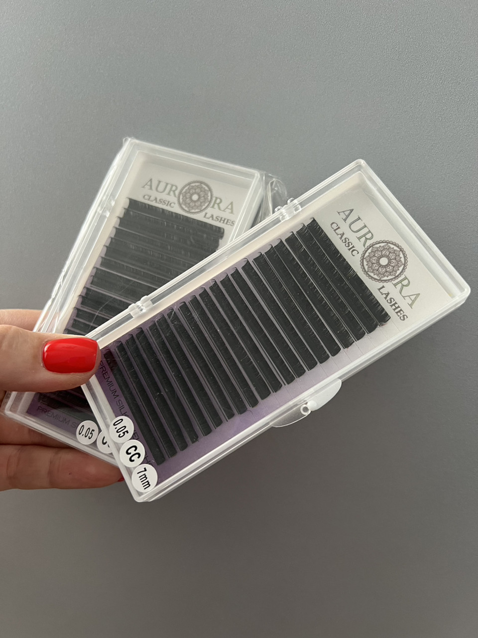 Чорні вії "AURORA", CC/0.05 - 7 мм