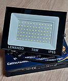 Прожектор світлодіодний Нептун LMP103-70 LEMANSO 70W 6500K IP65 4200Lm вуличний світильник LED освітлення, фото 3