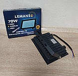 Прожектор світлодіодний Нептун LMP103-70 LEMANSO 70W 6500K IP65 4200Lm вуличний світильник LED освітлення, фото 6