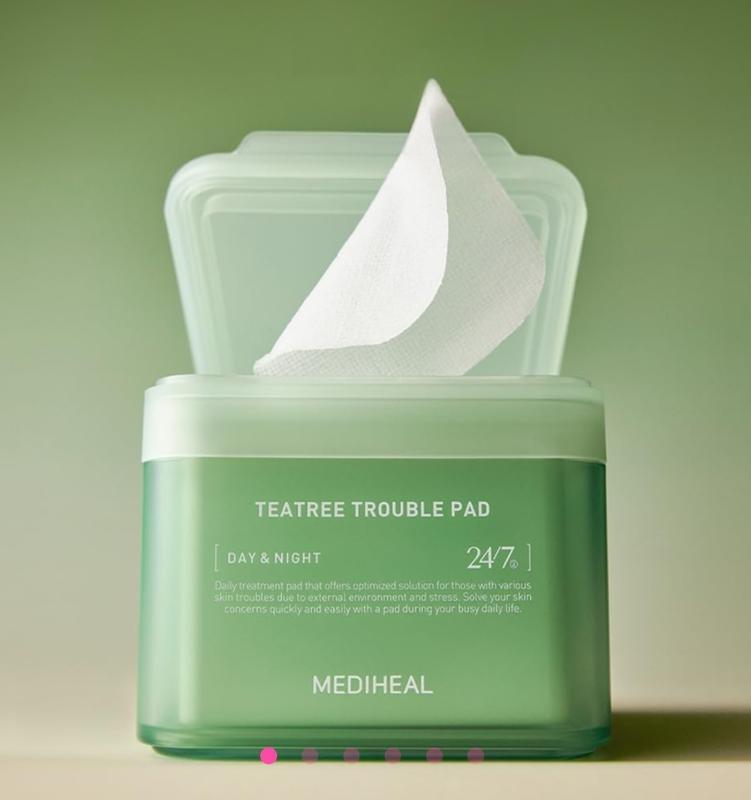 Тонер-педи серветки для проблемної шкіри Mediheal Teatree Trouble Pad 100 шт.