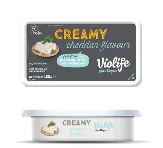 Рослинний сир-крем "Чеддер" блок Violife, 150 гр