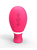 Вібратор жіночий стимулятор Vivian вакуумно-хвильовий масажер рожевий, фото 4