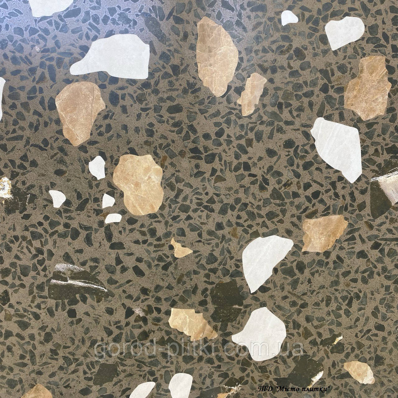 Плитка 60х60 - керамограніт Calypso Brown F P 600x600x8 R Satin, фото 1