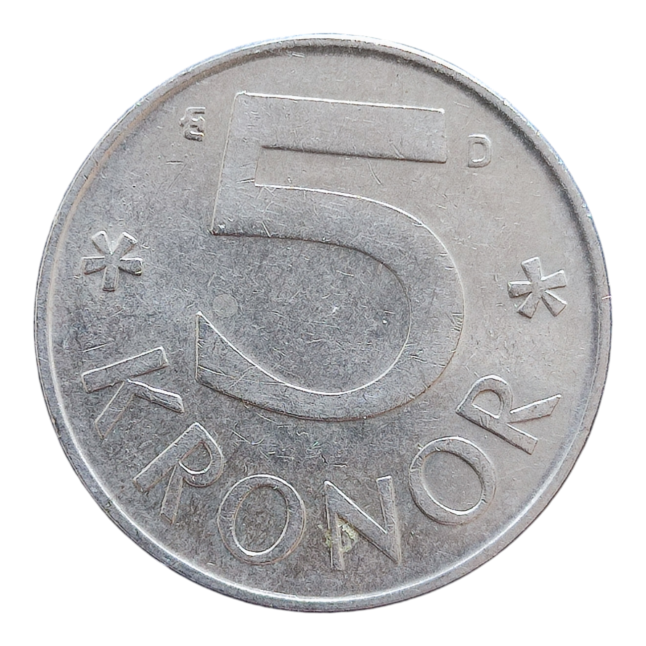 Швеція 5 крон, 1987