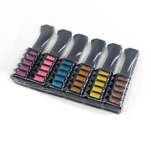 Крейда для волосся на гребінці 6 шт. у комплекті (120)