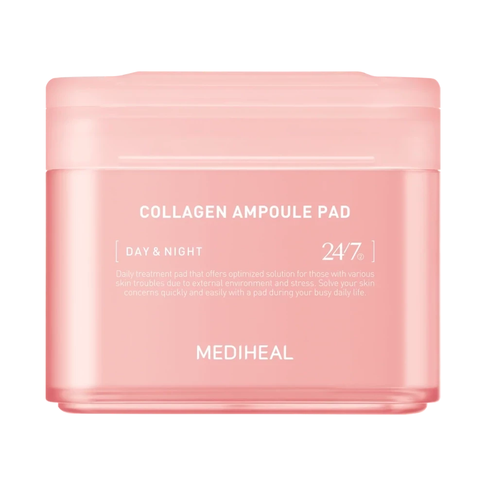 MEDIHEAL Collagen Ampoule Pad багатофункціональні педи з колагеном 100 шт.