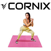 Мат-пазл (ластівчин хвіст) Cornix Mat Puzzle EVA 120 x 120 x 1 см XR-0230 Pink Poland, фото 3