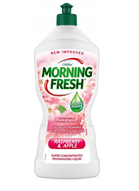 Засіб концентрований для миття посуду Morning Fresh Raspberry Apple 900мл (5000101509759)