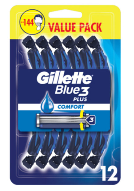 Бритва Gillette Blue 3 Plus Comfort 12 шт. (8700216148092)