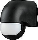 Датчик руху 1200Вт 180° дальність 12м інфрачервоний IP44 чорний [s061010] E.NEXT e.sensor.pir.12.black