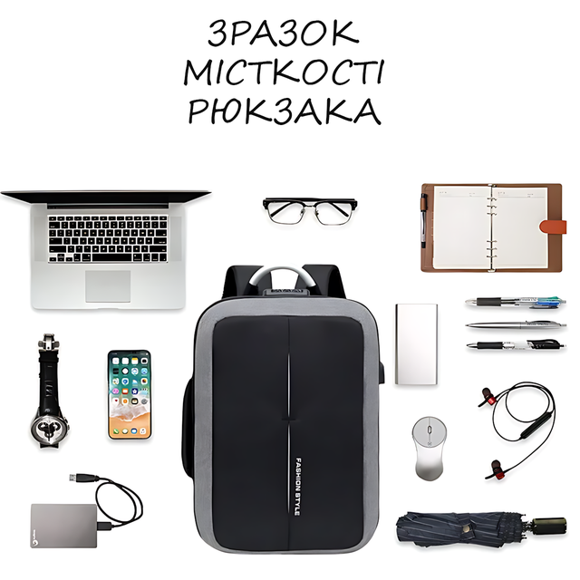 Внутрішні відділення рюкзака