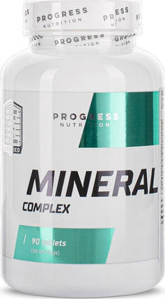 Комплекс мінералів Progress Nutrition Mineral Complex 90 таб, фото 1
