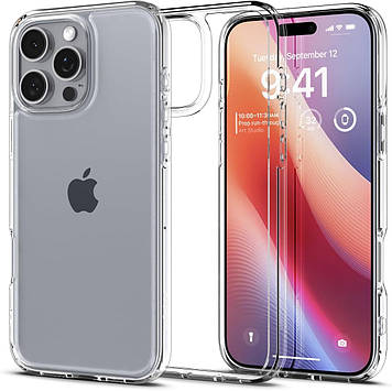 Чохол Spigen для iPhone 16 Pro Max - Ultra Hybrid, Crystal Clear (ACS07992)