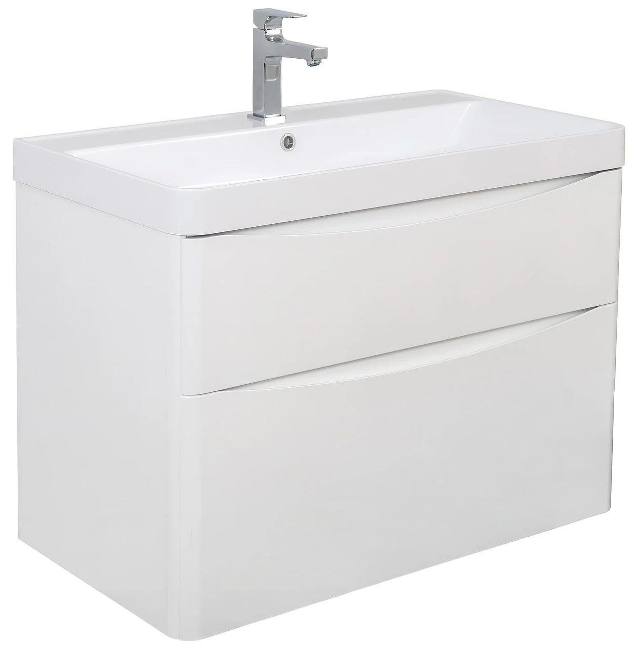 Тумба Амеріна з умивальником Deep 90 см консольна, фото 1