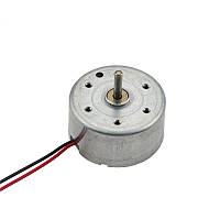 Двигун постійного струму 5В з проводом, вал: 2 мм
