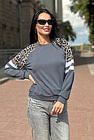 Жіночий світшот зі вставками "Artes" оптом | Норма