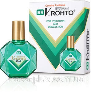 Краплі для очей з пантенолом і вітаміном В6 V Rohto (13 мл) В'єтнам