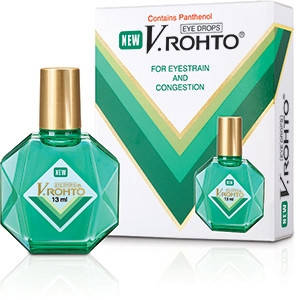 Краплі для очей з пантенолом і вітаміном В6 V Rohto (13 мл) В'єтнам