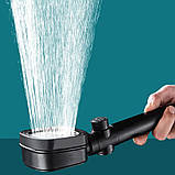 Лійка для душу високого тиску з 4 режимами подачі води водозберігаюча душова насадка, фото 9