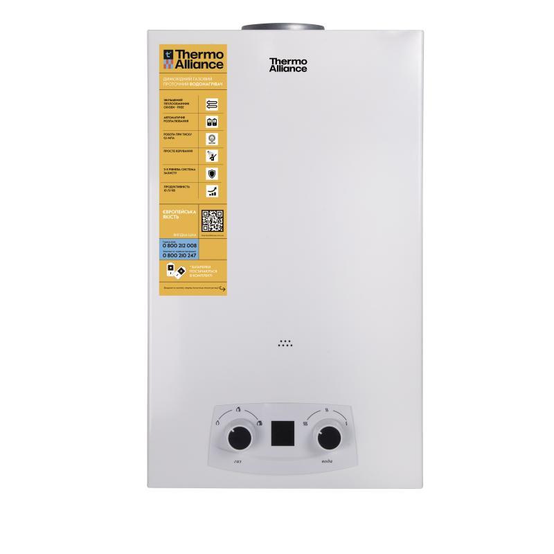 Колонка газова димохідна Thermo Alliance JSD20-10QB 10 л EURO, фото 1