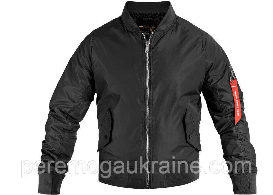 Бомбер куртка Mil-Tec MA1 Summer black 10401502 розмір 2XL