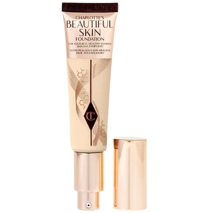 Тональна основа Charlotte Tilbury Beautiful Skin Medium Coverage Liquid Foundation with Hyaluronic Acid - 2N, фото 1