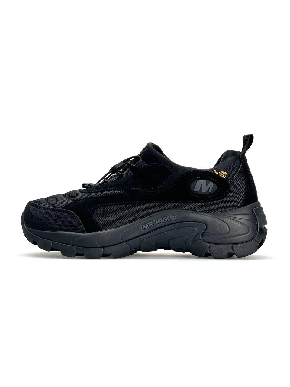 Чоловічі кросівки єврозима Merrell MOC EVO 1TRL X Black, чоловічі Мерел чорні водонепрон. Тканина 41