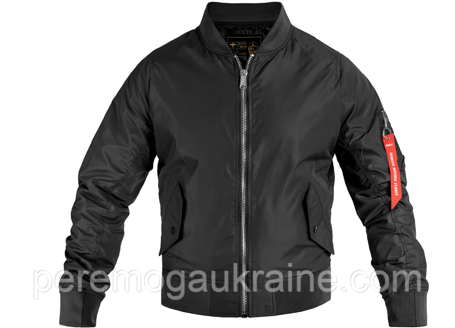 Бомбер куртка Mil-Tec MA1 Summer black 10401502 розмір 3XL