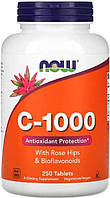 Вітамін С NOW C-1000 with rose hips & bioflavonoids 250 таб