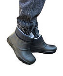 Дутики сноубутсы чорні пінка гумові чоботи 39, фото 5