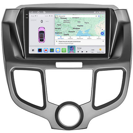 Штатна магнітола Lesko для Honda Odyssey III 2003-2008 екран 10" 4/64 QLED CarPlay 4G Wi-Fi GPS 360 Prime, фото 1