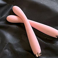 Вибратор для точки G с рельефной головкой Фаллоимитатор-вибратор для женщин