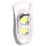 Портативна кемпінгова лампа з USB зарядкою і LED освітленням Lontor CTL-EL158, фото 3