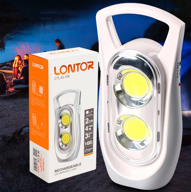 Світлодіодний акумуляторний ліхтар Lontor CTL-EL158 USB LED 4 Вт, 1400 mAh