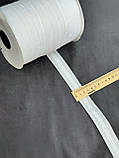 Вузька тасьма білого кольору (2.5 см), фото 2