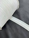 Вузька тасьма білого кольору (2.5 см), фото 9