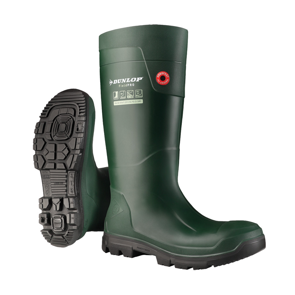 Гумові чоботи Dunlop Purofort FieldPRO S5 сталевий захист (розмір 41)